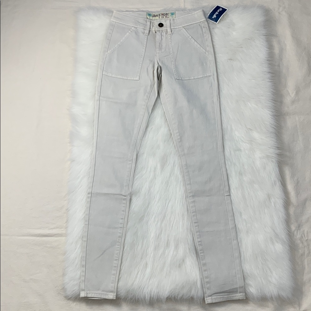 love, Fire Light Cream Skinny Pants